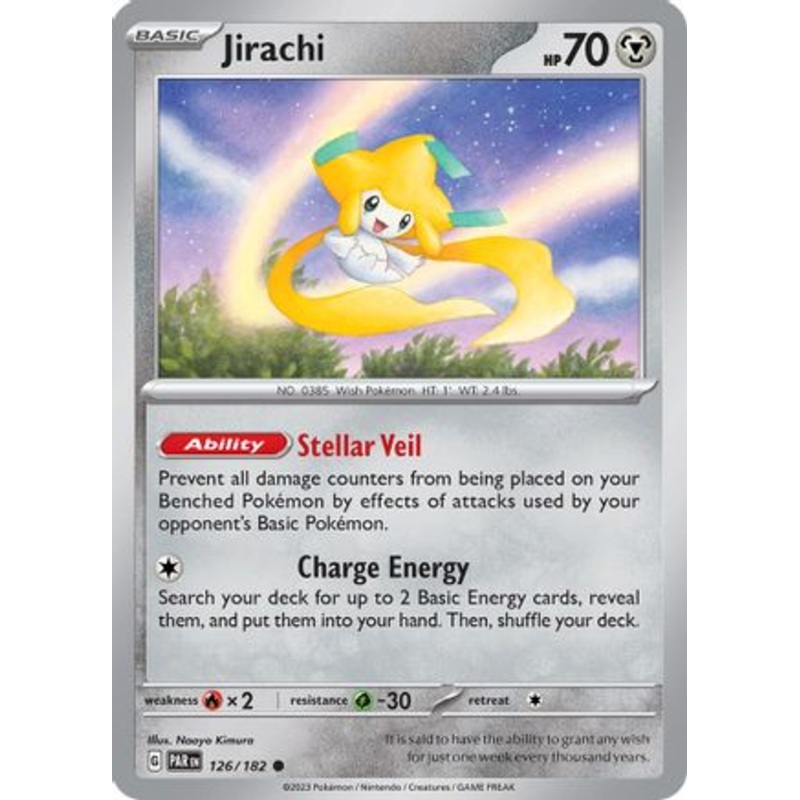 Jirachi 126/182  SV04 Paradox Rift - Common