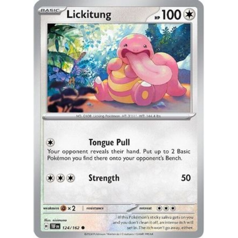 Lickitung 124/162  SV05 Temporal Forces - Common