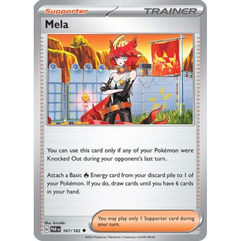 Mela 167/182  - Reverse Holofoil SV04 Paradox Rift - Uncommon