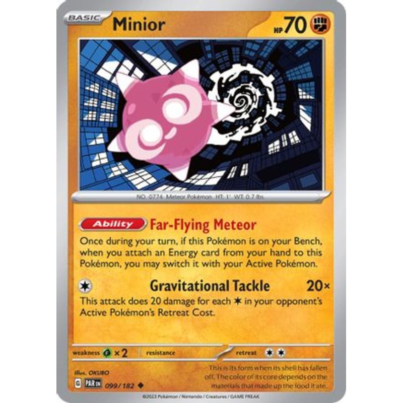 Minior 099/182  SV04 Paradox Rift - Uncommon