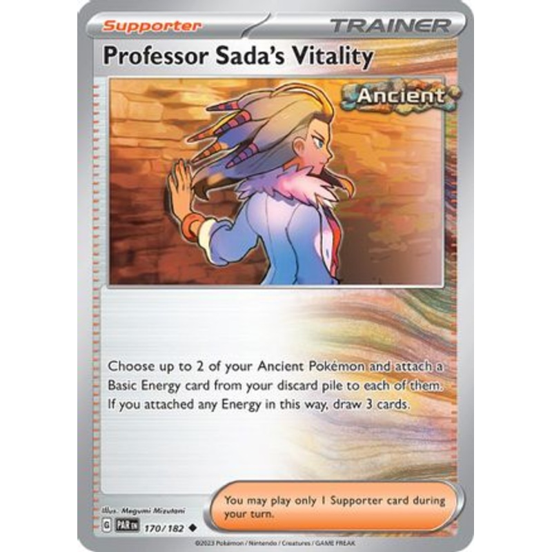Professor Sada's Vitality 170/182  - Reverse Holofoil SV04 Paradox Rift - Uncommon