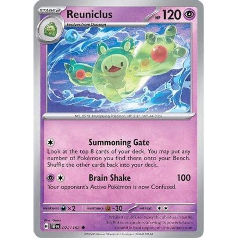 Reuniclus 072/162  - Reverse Holofoil SV05 Temporal Forces - Uncommon