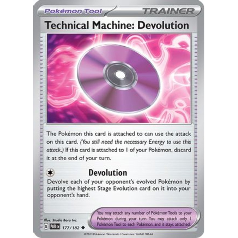 Technical Machine: Devolution 177/182  - Reverse Holofoil SV04 Paradox Rift - Uncommon