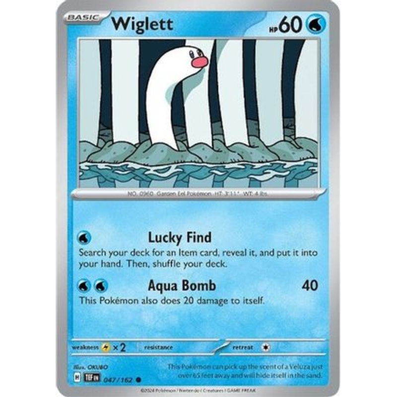 Wiglett 047/162  - Reverse Holofoil SV05 Temporal Forces - Common
