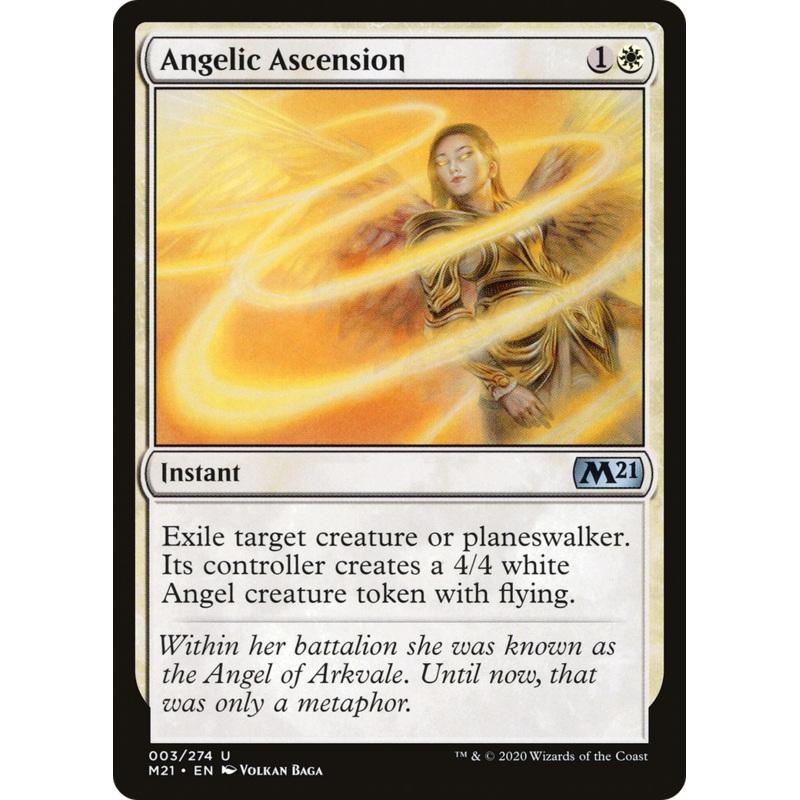 Angelic Ascension (M21-003) - Core Set 2021 Foil