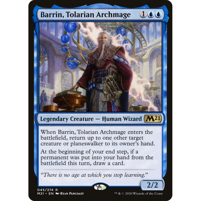 Barrin, Tolarian Archmage (M21-045) - Core Set 2021
