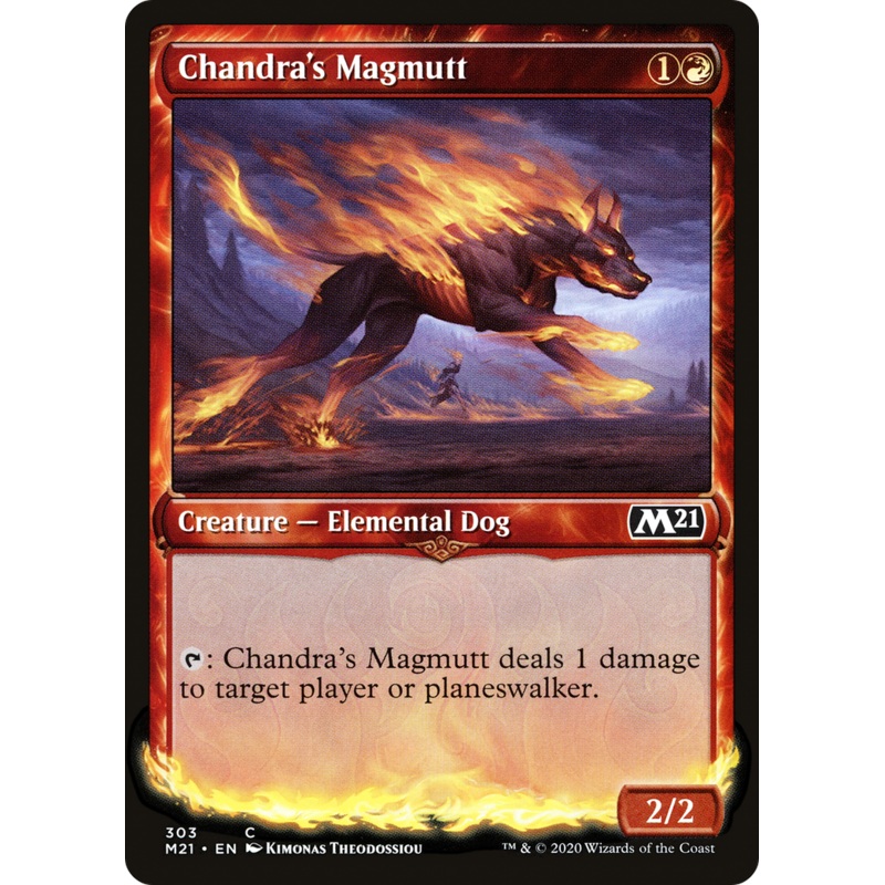 Chandra's Magmutt (M21-303) - Core Set 2021: (Showcase) Foil