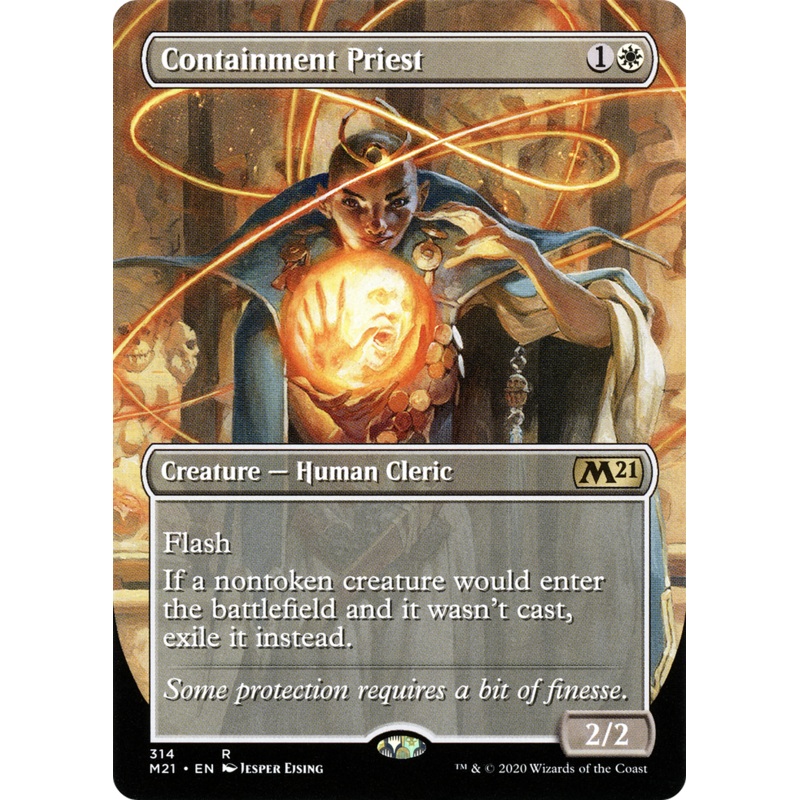 Containment Priest (M21-314) - Core Set 2021 (Borderless) Foil