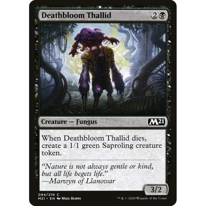 Deathbloom Thallid (M21-094) - Core Set 2021