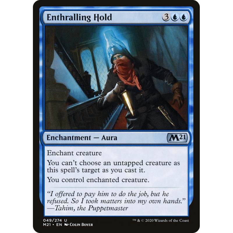 Enthralling Hold (M21-049) - Core Set 2021 Foil