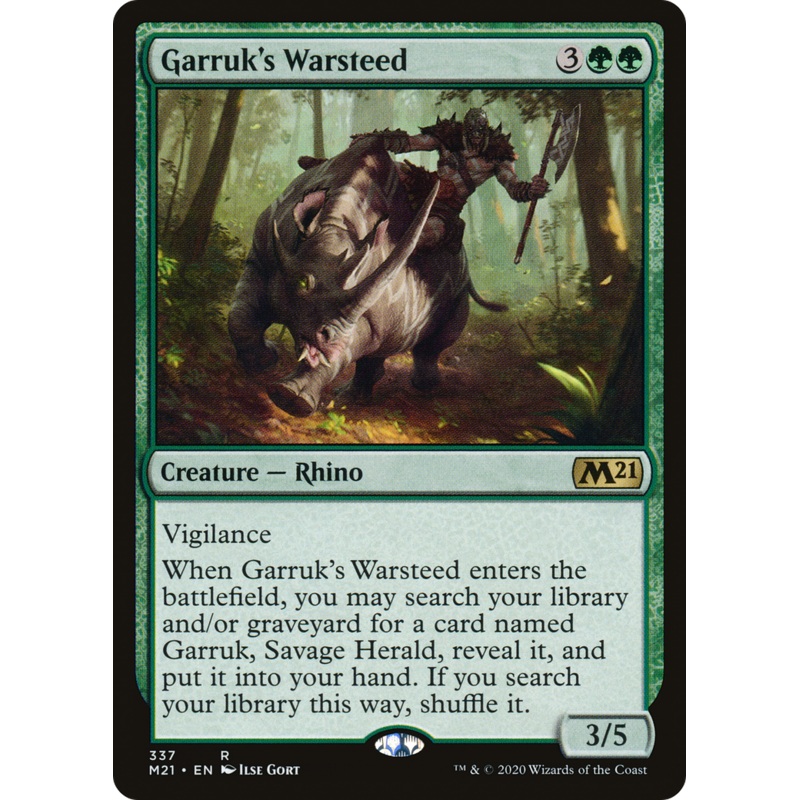 Garruk's Warsteed (M21-337) - Core Set 2021