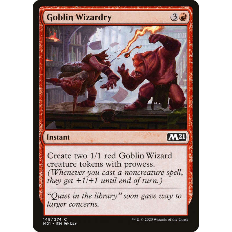 Goblin Wizardry (M21-148) - Core Set 2021 Foil