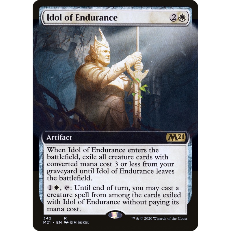 Idol of Endurance (M21-342) - Core Set 2021: (Extended Art)