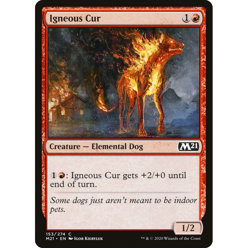 Igneous Cur (M21-153) - Core Set 2021 Foil
