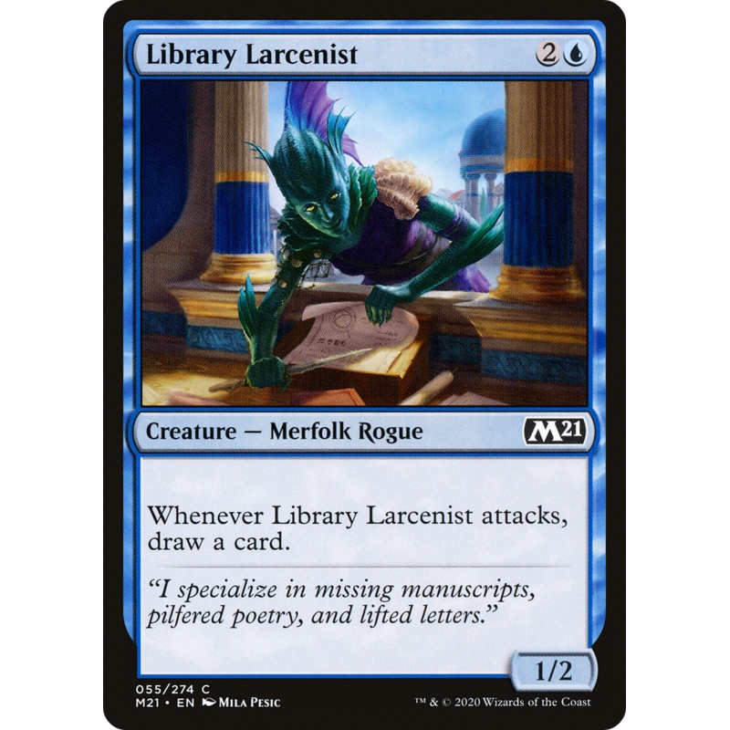 Library Larcenist (M21-055) - Core Set 2021 Foil