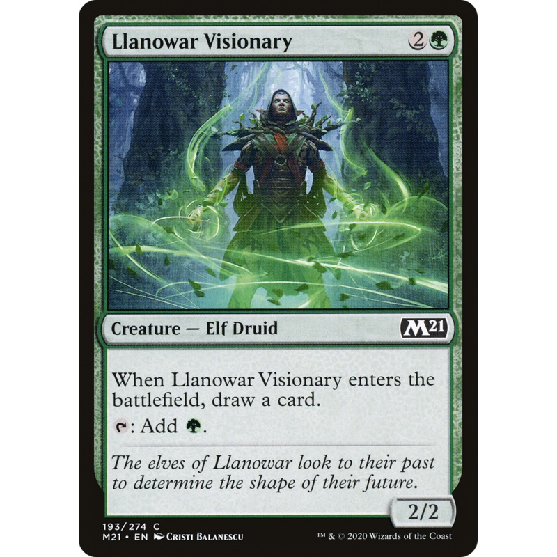 Llanowar Visionary (M21-193) - Core Set 2021