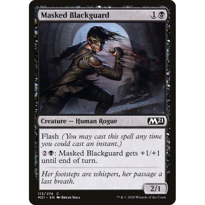 Masked Blackguard (M21-113) - Core Set 2021 Foil