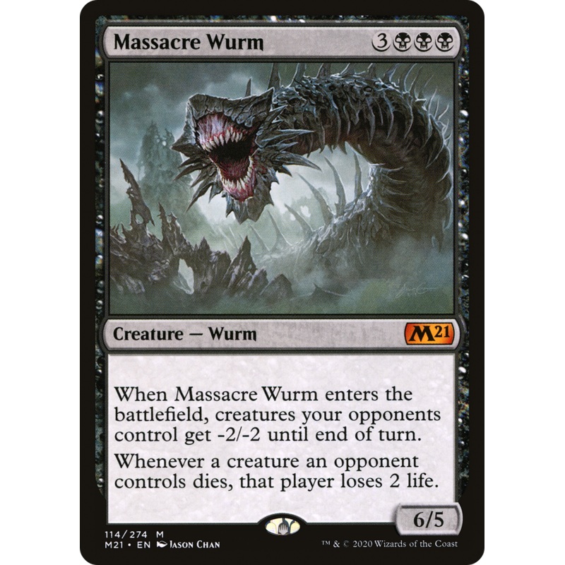 Massacre Wurm (M21-114) - Core Set 2021