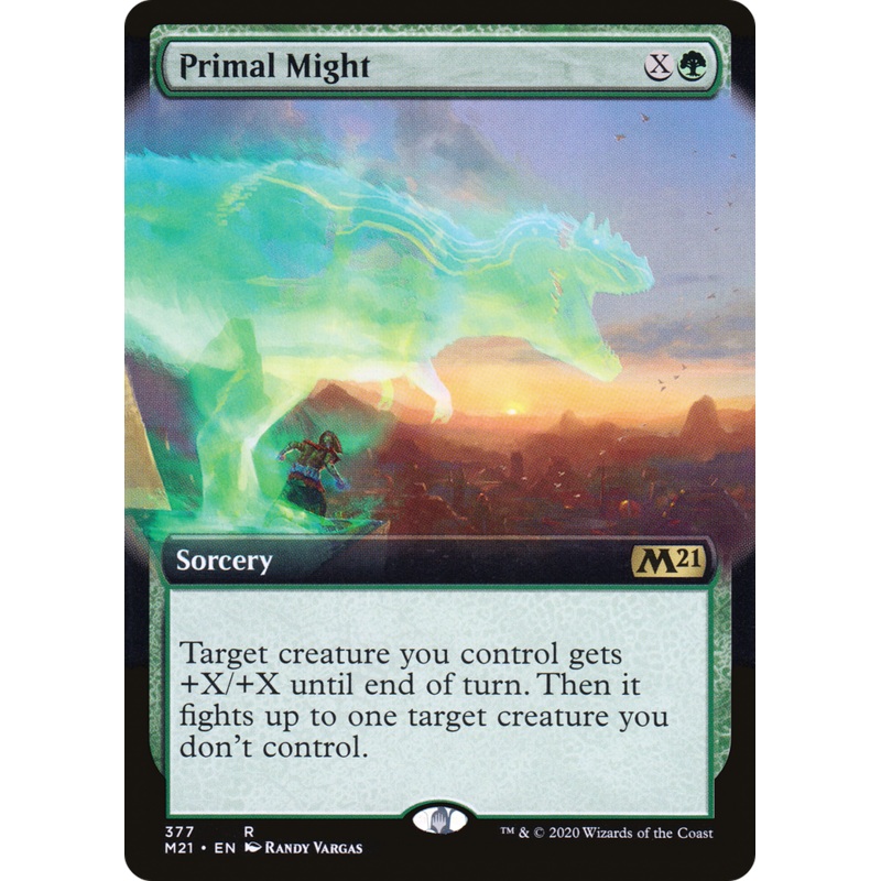 Primal Might (M21-377) - Core Set 2021: (Extended Art) Foil