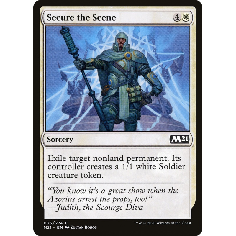 Secure the Scene (M21-035) - Core Set 2021