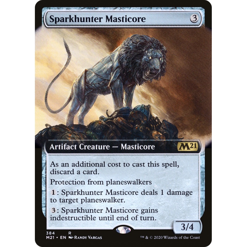 Sparkhunter Masticore (M21-384) - Core Set 2021: (Extended Art)