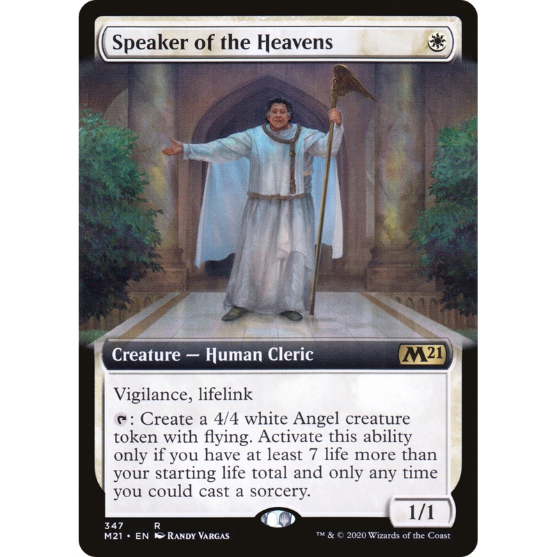 Speaker of the Heavens (M21-347) - Core Set 2021: (Extended Art) Foil