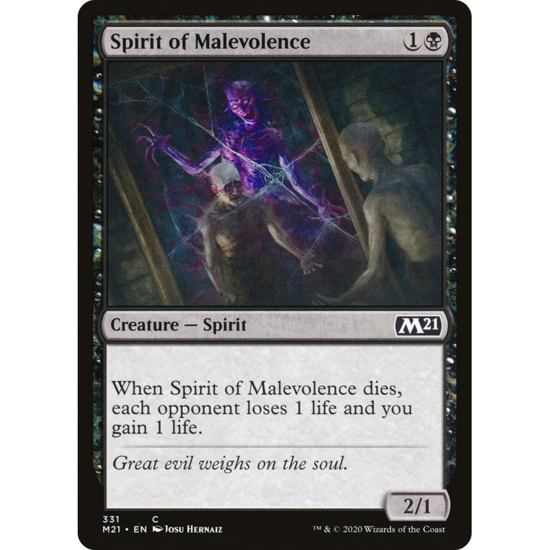 Spirit of Malevolence (M21-331) - Core Set 2021