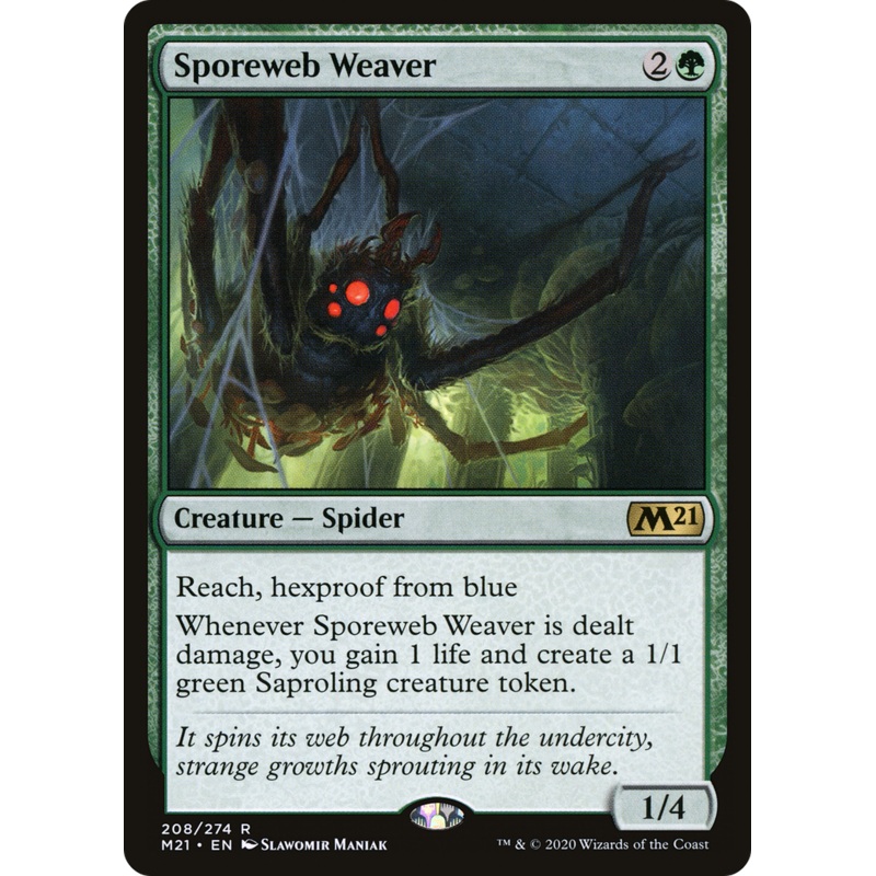 Sporeweb Weaver (M21-208) - Core Set 2021 Foil