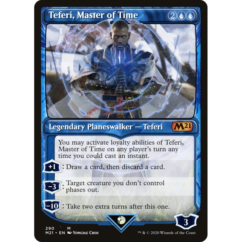 Teferi, Master of Time (M21-290) - Core Set 2021: (Showcase)