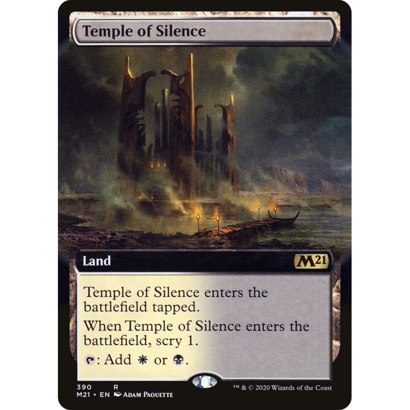 Temple of Silence (M21-390) - Core Set 2021: (Extended Art)