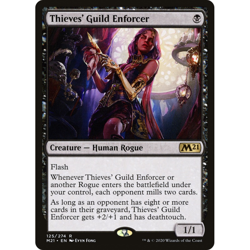 Thieves' Guild Enforcer (M21-125) - Core Set 2021