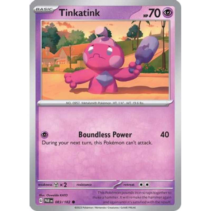 Tinkatink 083/182  - Reverse Holofoil SV04 Paradox Rift - Common