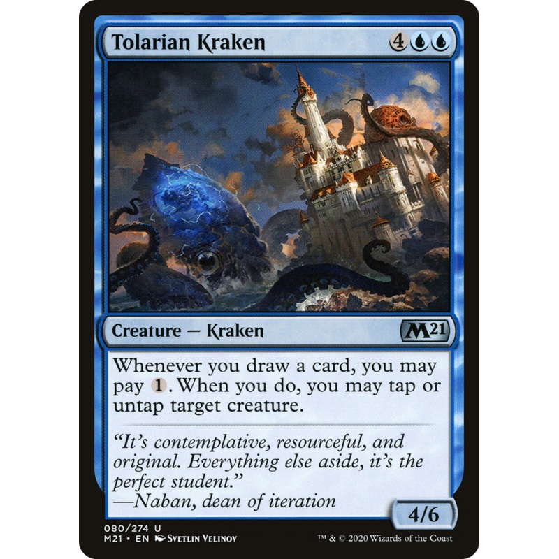 Tolarian Kraken (M21-080) - Core Set 2021