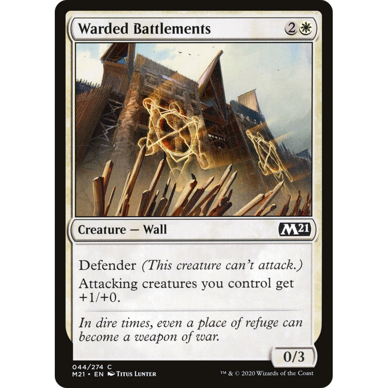 Warded Battlements (M21-044) - Core Set 2021