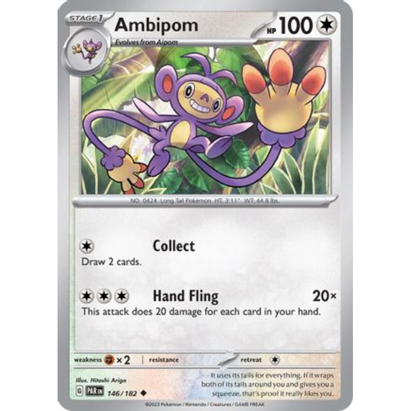 Ambipom 146/182  SV04 Paradox Rift - Uncommon