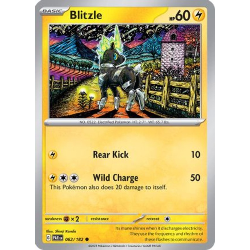 Blitzle 062/182  SV04 Paradox Rift - Common