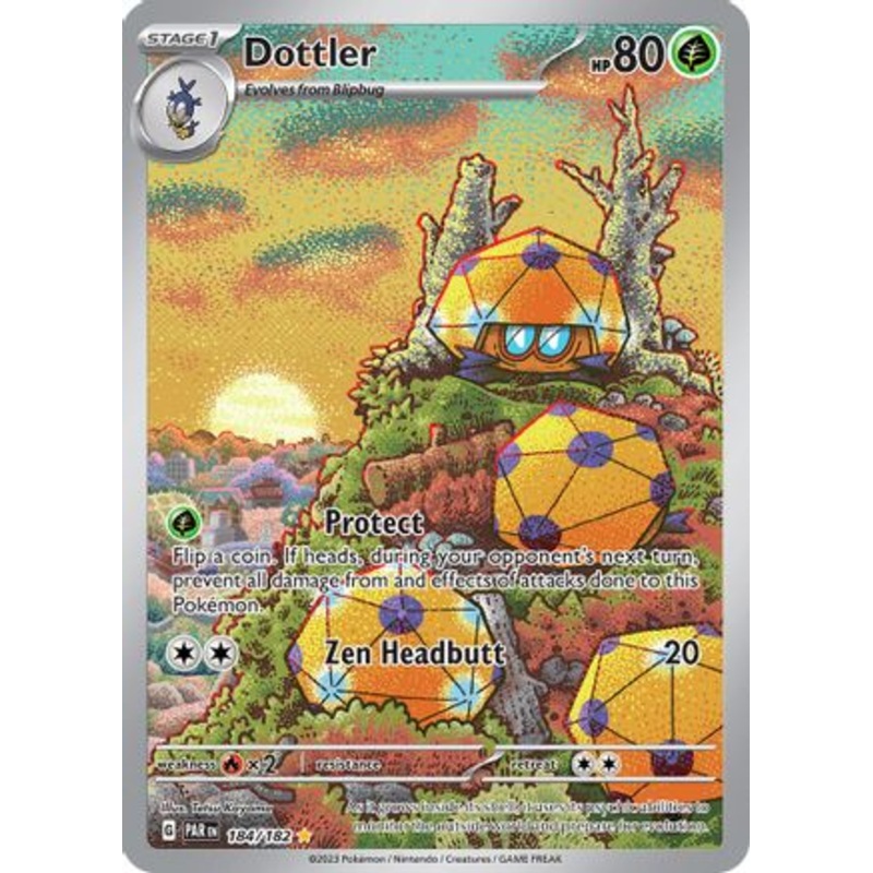 Dottler 184/182  - Holofoil SV04 Paradox Rift - Illustration Rare
