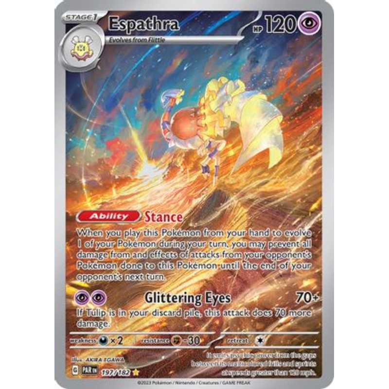 Espathra 197/182  - Holofoil SV04 Paradox Rift - Illustration Rare