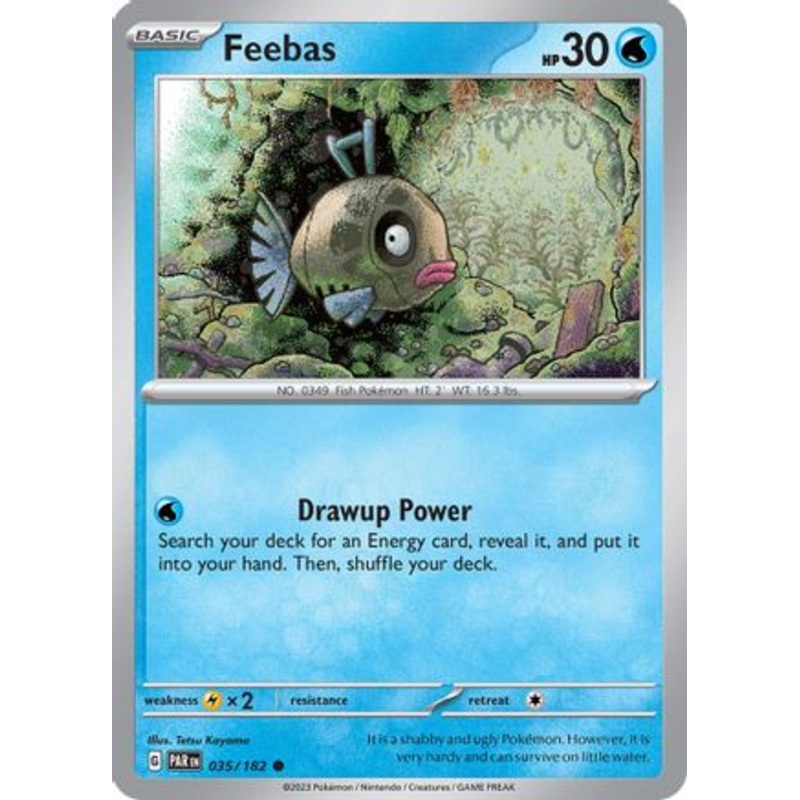 Feebas 035/182  - Reverse Holofoil SV04 Paradox Rift - Common