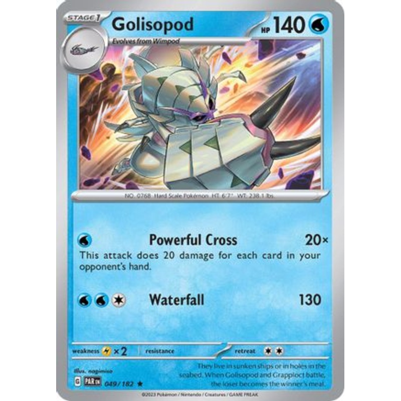 Golisopod 049/182  - Holofoil SV04 Paradox Rift - Rare