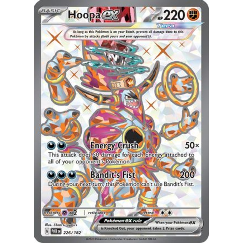 Hoopa ex 226/182  - Holofoil SV04 Paradox Rift - Ultra Rare