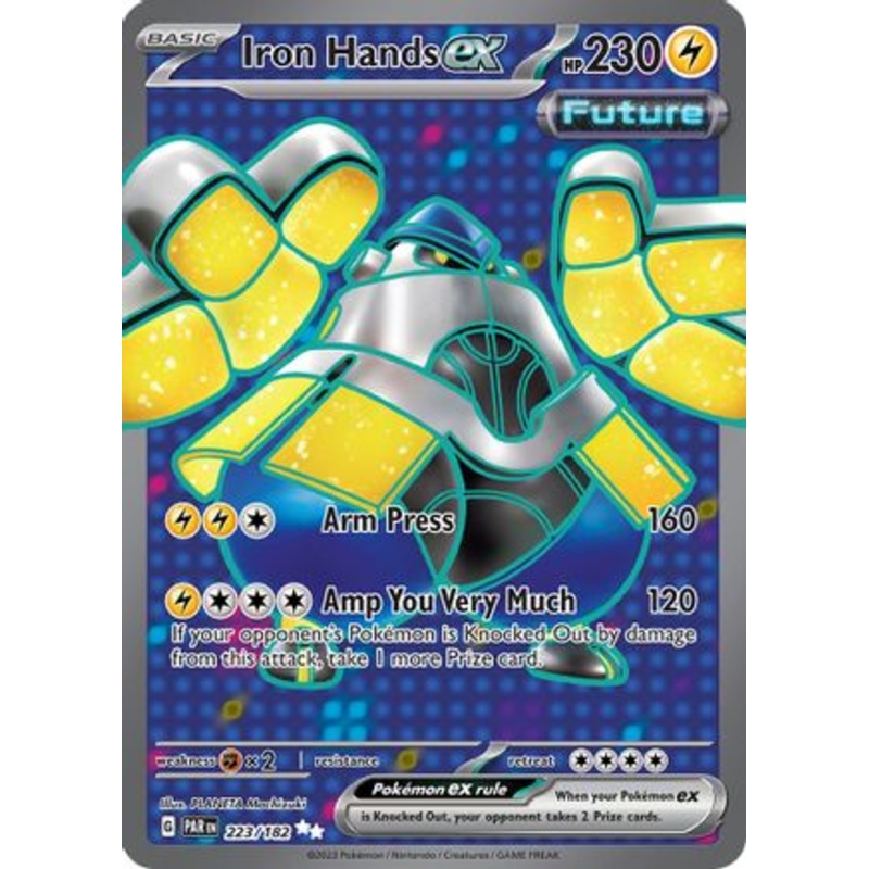 Iron Hands ex 223/182  - Holofoil SV04 Paradox Rift - Ultra Rare
