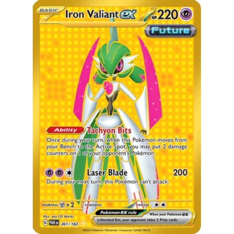 Iron Valiant ex 261/182  - Holofoil SV04 Paradox Rift - Hyper Rare