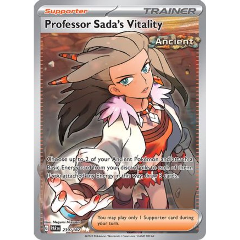 Professor Sada's Vitality 239/182  - Holofoil SV04 Paradox Rift - Ultra Rare