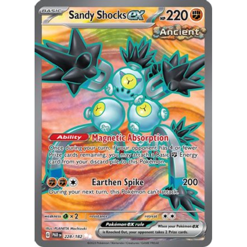 Sandy Shocks ex 228/182  - Holofoil SV04 Paradox Rift - Ultra Rare