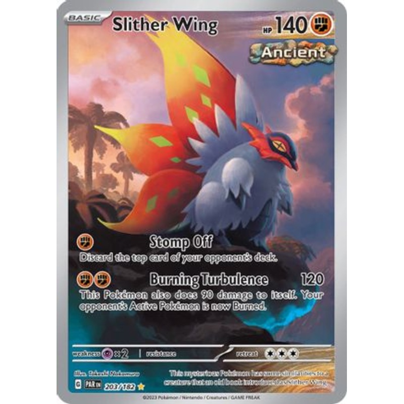 Slither Wing 203/182  - Holofoil SV04 Paradox Rift - Illustration Rare