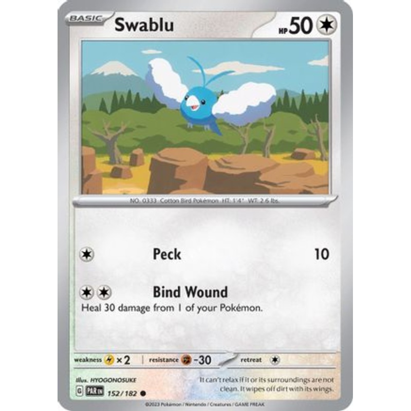 Swablu 152/182  SV04 Paradox Rift - Common