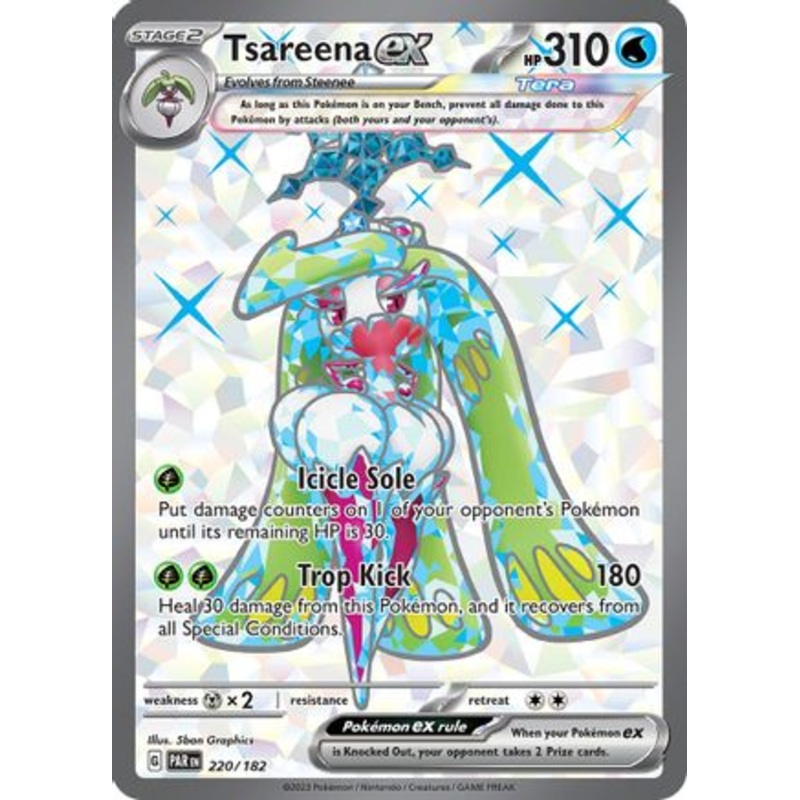 Tsareena ex 220/182  - Holofoil SV04 Paradox Rift - Ultra Rare