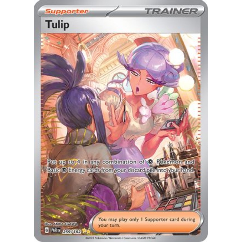 Tulip 259/182  - Holofoil SV04 Paradox Rift - Special Illustration Rare