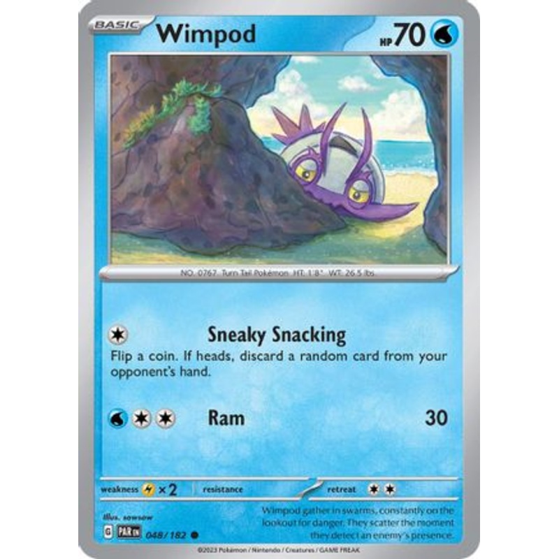 Wimpod 048/182  - Reverse Holofoil SV04 Paradox Rift - Common